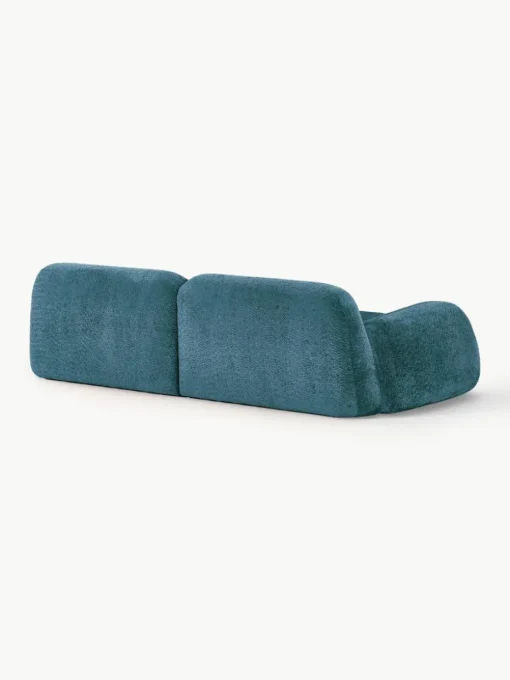 Modulares Sofa Wolke (3-Sitzer) aus Teddy-Bouclé