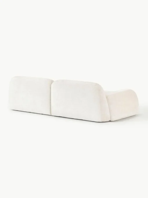 Modulares Sofa Wolke (3-Sitzer) aus Teddy-Bouclé