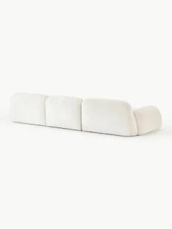 Modulares Sofa Wolke (4-Sitzer) aus Teddy-Bouclé