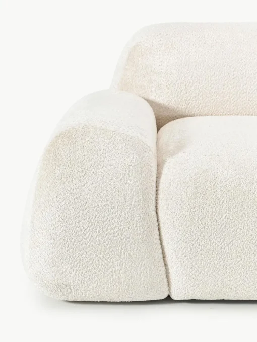 Modulares Sofa Wolke (4-Sitzer) aus Teddy-Bouclé