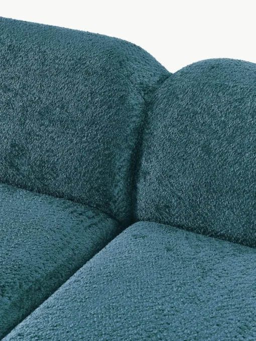 Modulares Sofa Wolke (3-Sitzer) aus Teddy-Bouclé