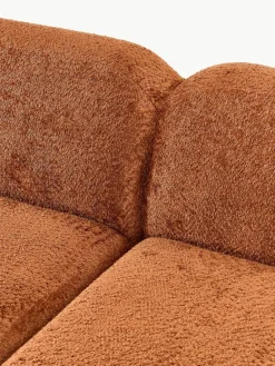 Modulares Sofa Wolke (3-Sitzer) aus Teddy-Bouclé