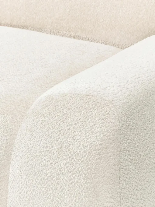 Modulares Sofa Wolke (3-Sitzer) aus Teddy-Bouclé