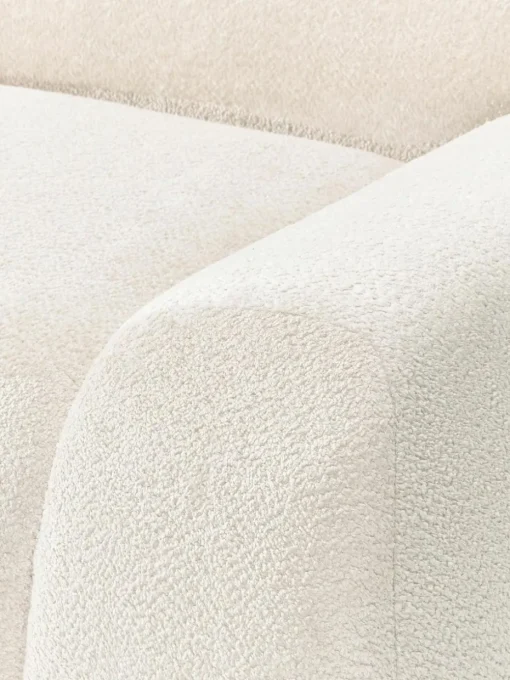 Modulares Sofa Wolke (4-Sitzer) aus Teddy-Bouclé