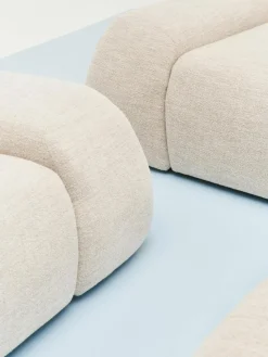 Modulares Sofa Wolke (4-Sitzer) aus Bouclé