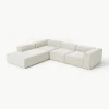 Modulares XL-Ecksofa Lennon aus Bouclé