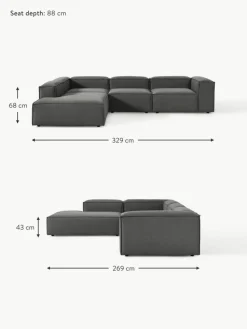 Modulares XL-Ecksofa Lennon