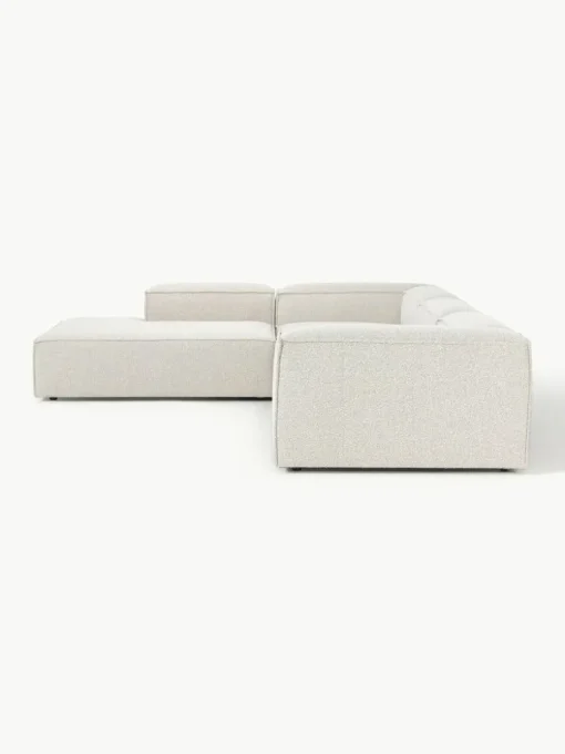 Modulares XL-Ecksofa Lennon aus Bouclé