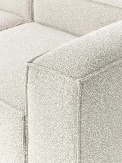 Modulares XL-Ecksofa Lennon aus Bouclé
