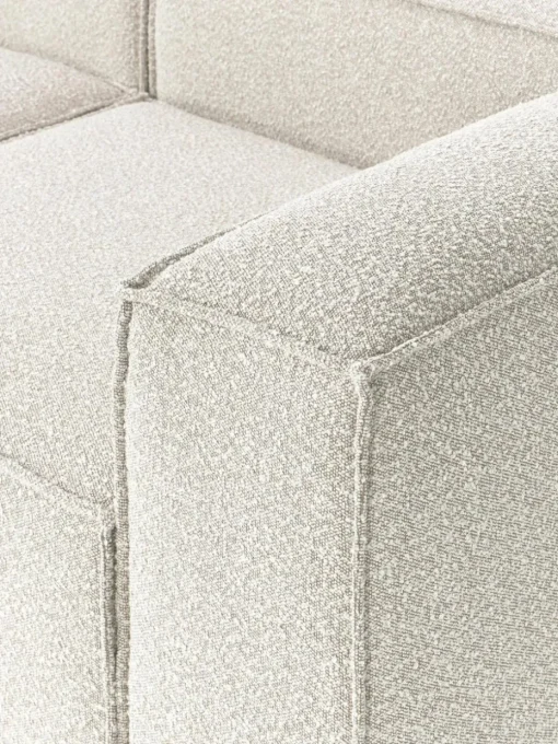 Modulares XL-Ecksofa Lennon aus Bouclé