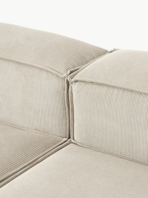 Modulares XL-Ecksofa Lennon aus Cord