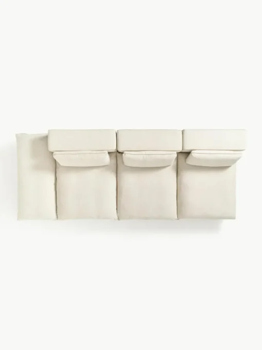 Modulares XL-Sofa Felix (3-Sitzer) mit Hocker