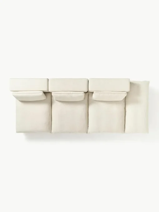 Modulares XL-Sofa Felix (3-Sitzer) mit Hocker