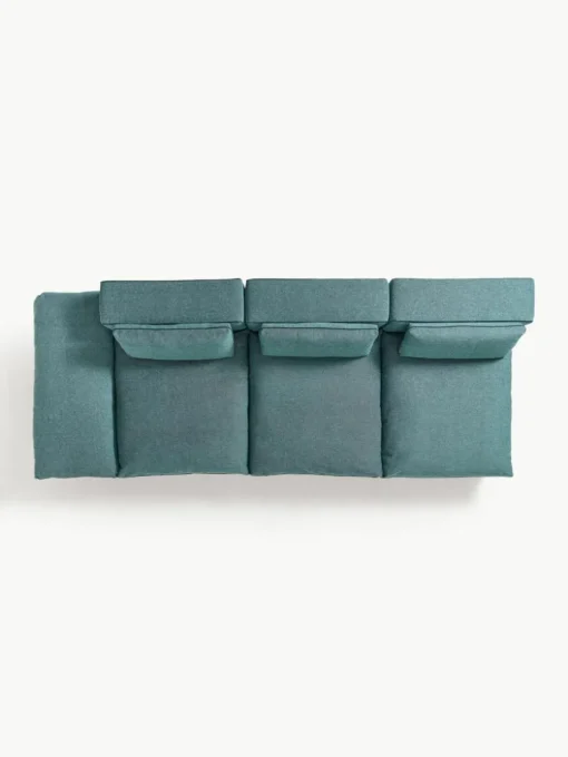 Modulares XL-Sofa Felix (3-Sitzer) mit Hocker