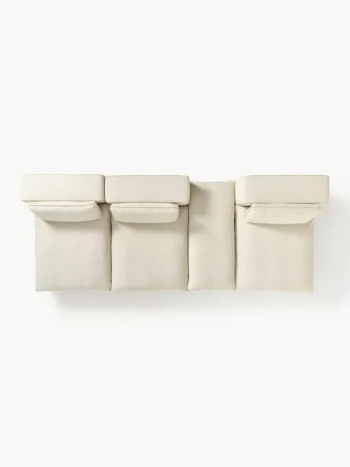 Modulares XL-Sofa Felix (3-Sitzer) mit Hocker