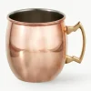 Moscow Mule Kupferbecher Shiny mit glatter Oberfläche