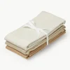 Mulltücher Camel aus Bio-Baumwolle, 3er-Set