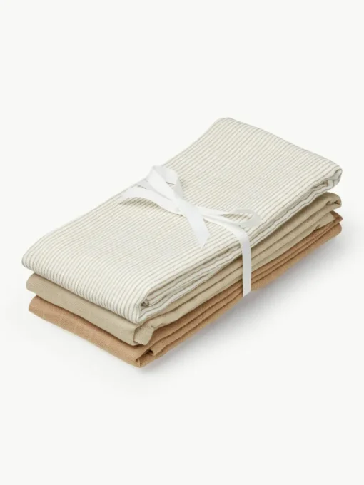 Mulltücher Camel aus Bio-Baumwolle, 3er-Set