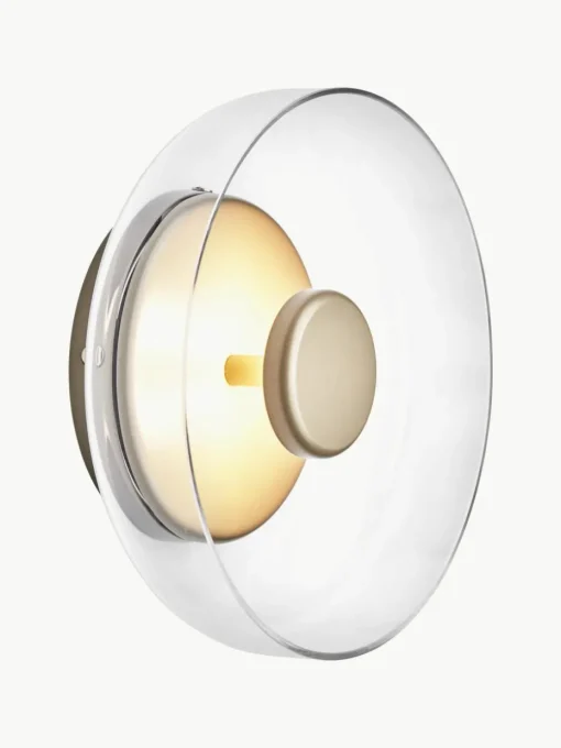 Mundgeblasene dimmbare LED-Wandleuchte Blossi