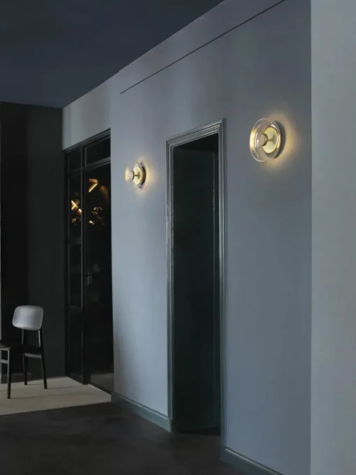 Mundgeblasene dimmbare LED-Wandleuchte Blossi