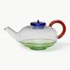 Mundgeblasene Glas-Teekanne NoRush, 900 ml