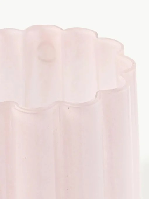 Mundgeblasene Glas-Vase Melon, H 38 cm