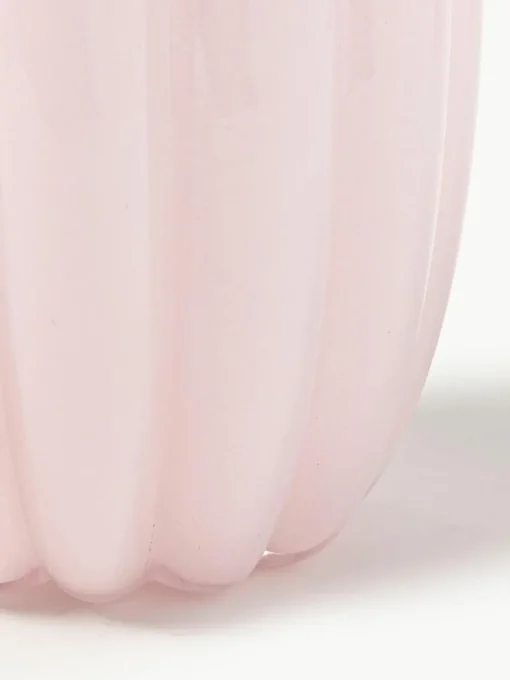 Mundgeblasene Glas-Vase Melon, H 38 cm