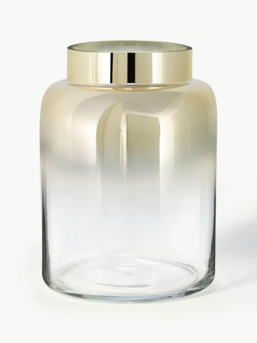 Mundgeblasene Glas-Vase Uma, H 20 cm