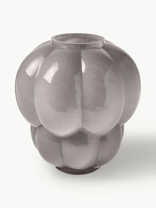 Mundgeblasene Glas-Vase Uva, H 35 cm