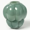 Mundgeblasene Glas-Vase Uva, H 28 cm