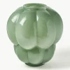 Mundgeblasene Glas-Vase Uva, H 35 cm