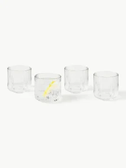 Mundgeblasene Karaffe Aleo mit Wassergläsern, 5er-Set