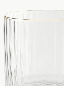 Mundgeblasene Karaffe Aleo mit Wassergläsern, 5er-Set