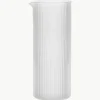 Mundgeblasene Karaffe Ripple mit Rillenrelief, 400 ml