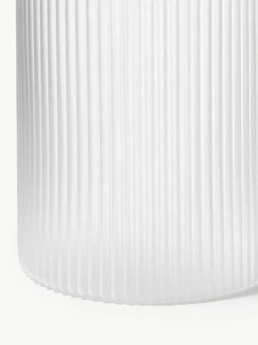 Mundgeblasene kleine Karaffe Ripple mit Wasserglas, 2er-Set