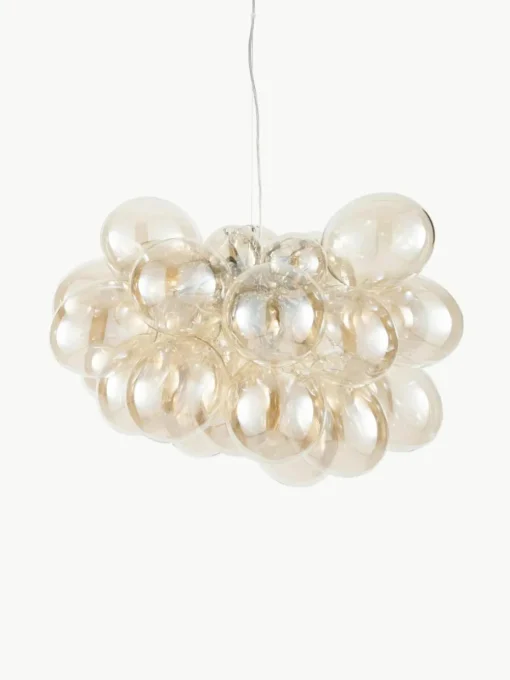 Mundgeblasene LED-Pendelleuchte Gross