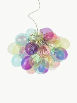 Mundgeblasene LED-Pendelleuchte Gross