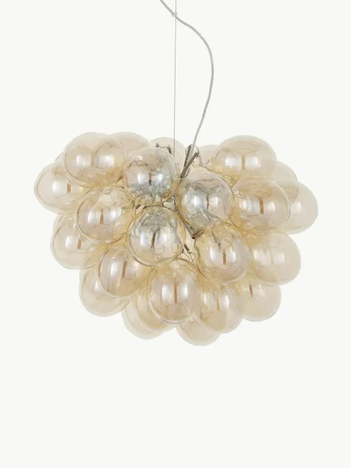 Mundgeblasene LED-Pendelleuchte Gross