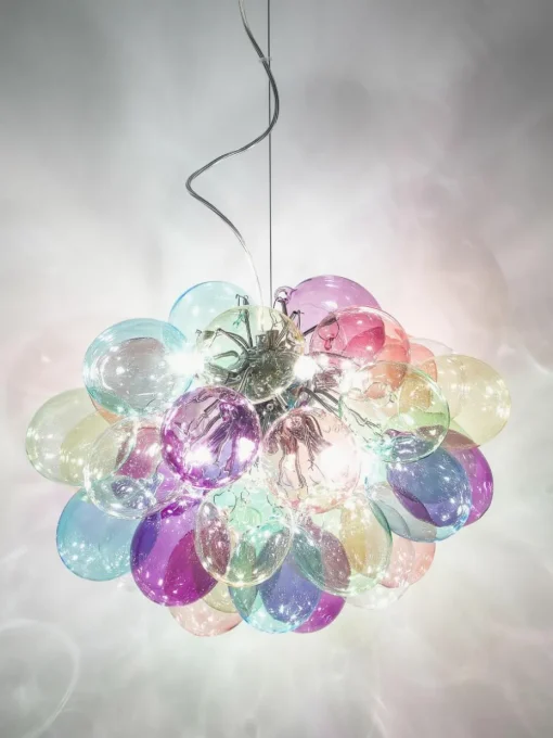 Mundgeblasene LED-Pendelleuchte Gross