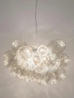 Mundgeblasene LED-Pendelleuchte Gross