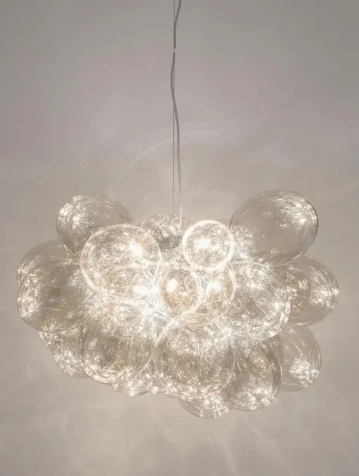 Mundgeblasene LED-Pendelleuchte Gross
