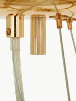 Mundgeblasene LED-Pendelleuchte Splendor