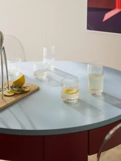 Mundgeblasene Longdrinkgläser Aleo, 4 Stück