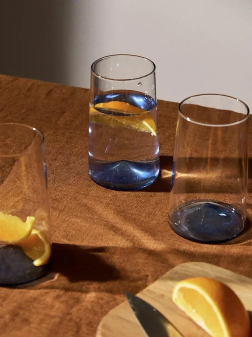 Mundgeblasene Longdrinkgläser Hadley, 4 Stück