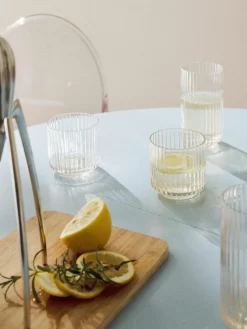 Mundgeblasene Longdrinkgläser Aleo, 4 Stück
