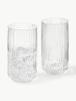 Mundgeblasene Longdrinkgläser Aleo, 4 Stück