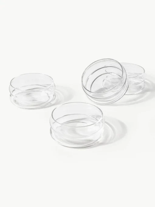 Mundgeblasene Schälchen Bubbly, 4 Stück
