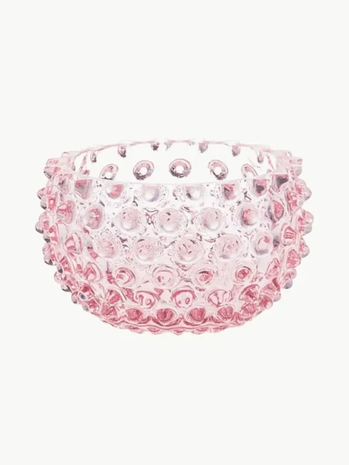 Mundgeblasene Snackschalen Hobnail, 4 Stück