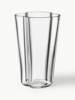 Mundgeblasene Vase Alvar Aalto, H 22 cm