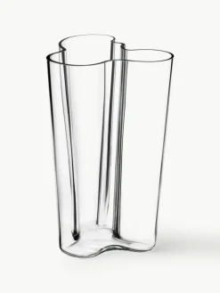 Mundgeblasene Vase Alvar Aalto, H 25 cm